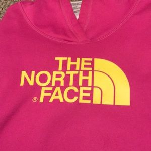 NORTH FACE Hot Pink hooded sweatshirt